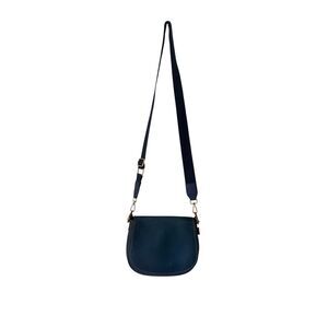 Coach Glvtn Saddle Blue Leather Crossbody Bag